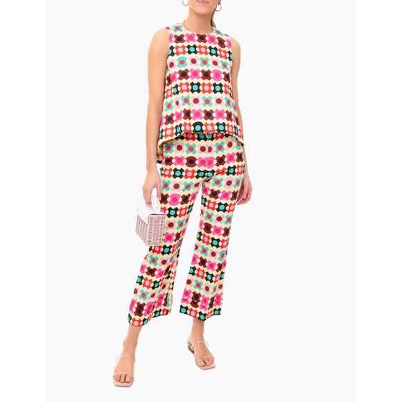 La DoubleJ Groovy Dot Giallo Set - Sz. Small La Scala Top & Hendrix Pants - Picture 9 of 9